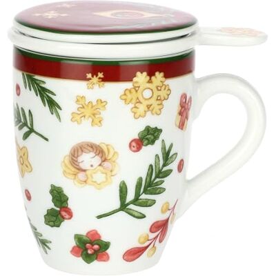 THUN , Teekanne aus Porzellan, Kollektion Weihnachtsüberraschungen, Sammlerstück, Geschenkidee zu Weihnachten, 350 ml, Ø 9 cm, Höhe 12 cm THUN , Teekanne aus Porzellan, Kollektion Weihnachtsüberraschungen, Sammlerstück, Geschenkidee zu Weihnachten, 350 ml, Ø 9 cm, Höhe 12 cm