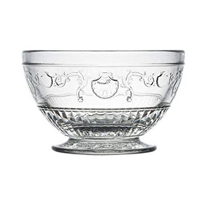 CRISTALICA Glasschale Versailles 10,5cm Dessertschälchen Kompottschale transparent Vintage CRISTALICA Glasschale Versailles 10,5cm Dessertschälchen Kompottschale transparent Vintage