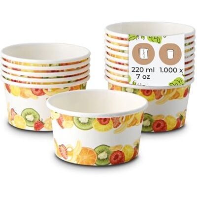 BIOZOYG Eisbecher aus Pappe 1000 Stück 150 ml Ø 92 mm bedruckt Dessertbecher beschichtet Einweg Snackbecher to go Dessert Eisdiele Candy Bar Eis Joghurt Obst Waffelbecher BIOZOYG Eisbecher aus Pappe 1000 Stück 150 ml Ø 92 mm bedruckt Dessertbecher beschichtet Einweg Snackbecher to go Dessert Eisdiele Candy Bar Eis Joghurt Obst Waffelbecher