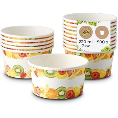 BIOZOYG Eisbecher aus Pappe 500 Stück 150 ml Ø 92 mm bedruckt Dessertbecher beschichtet Einweg Snackbecher to go Dessert Eisdiele Candy Bar Eis Joghurt Obst Waffelbecher BIOZOYG Eisbecher aus Pappe 500 Stück 150 ml Ø 92 mm bedruckt Dessertbecher beschichtet Einweg Snackbecher to go Dessert Eisdiele Candy Bar Eis Joghurt Obst Waffelbecher
