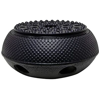 Spetebo Gusseisen Stövchen massiv schwarz 13,5 cm Teewärmer nach japanischer Art Tee Kanne Tasse Wärmer Untersetzer Heizung Spetebo Gusseisen Stövchen massiv schwarz 13,5 cm Teewärmer nach japanischer Art Tee Kanne Tasse Wärmer Untersetzer Heizung