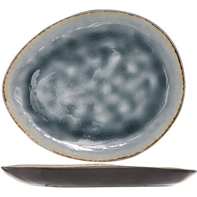 Cosy & Trendy Flacher Teller, oval, Laguna, Blau/Grau, 19,5 x 16 cm, 6 Stück Cosy & Trendy Flacher Teller, oval, Laguna, Blau/Grau, 19,5 x 16 cm, 6 Stück