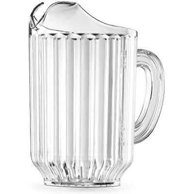 Forgast Polycarbonat Krug mit Messbecher 1,7L Liter Wasserkrug Spülmaschinenfest für Milch, Wasser, Limonade, Cocktails und Saft Forgast Polycarbonat Krug mit Messbecher 1,7L Liter Wasserkrug Spülmaschinenfest für Milch, Wasser, Limonade, Cocktails und Saft