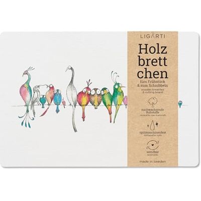 Ligarti ® Frühstücksbrettchen aus Holz Nachhaltiges Frühstücksbrett 22x15 cm, ideal für köstliche Frühstücksmomente Hergestellt in Schweden, spülmaschinenfest Ligarti ® Frühstücksbrettchen aus Holz Nachhaltiges Frühstücksbrett 22x15 cm, ideal für köstliche Frühstücksmomente Hergestellt in Schweden, spülmaschinenfest