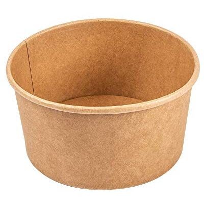 Garcia de Pou 50 Stück Salatschüsseln, 1000 ml, 320 + 18 Pe, G/M2, Ø 15/12,9 x 8 cm, Naturpapier Garcia de Pou 50 Stück Salatschüsseln, 1000 ml, 320 + 18 Pe, G/M2, Ø 15/12,9 x 8 cm, Naturpapier