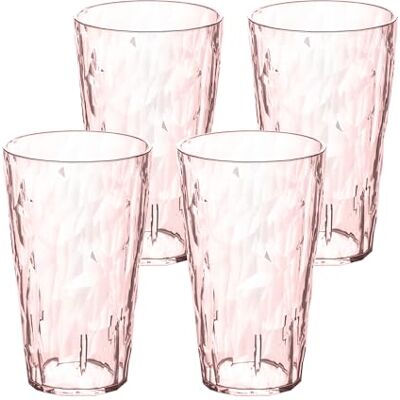 Koziol CLUB LIGHT Gläser 4er Set kristallklarer Kunststoff, bruchfest, leicht, stapelbar, spülmaschinengeeignet, Made in Germany Koziol CLUB LIGHT Gläser 4er Set kristallklarer Kunststoff, bruchfest, leicht, stapelbar, spülmaschinengeeignet, Made in Germany