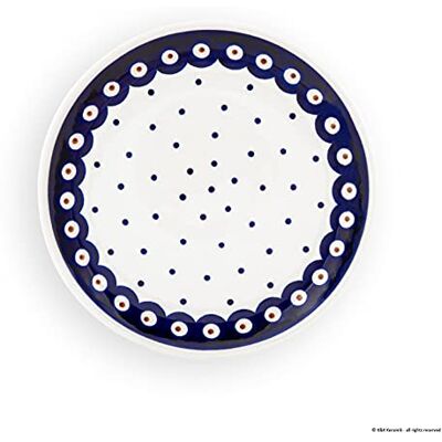Bunzlauer keramik Dessertteller flach Ø16,0 cm, Dekor 28 Bunzlauer keramik Dessertteller flach Ø16,0 cm, Dekor 28