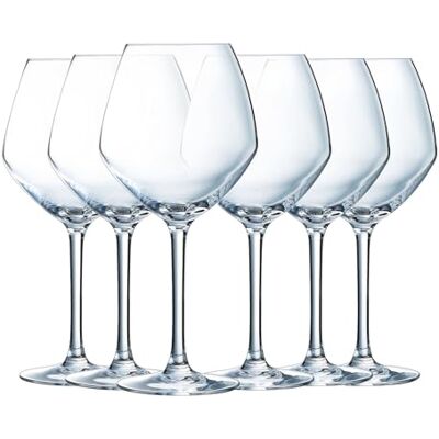 C & S CHEF & SOMMELIER Chef & Sommelier – Kollektion Cabernet Vin Jeune – 6er-Set Weingläser mit Stiel 58 cl – Glanz, Transparenz und hohe Widerstandsfähigkeit – Verstärkte Verpackung C & S CHEF & SOMMELIER Chef & Sommelier – Kollektion Cabernet Vin Jeune – 6er-Set Weingläser mit Stiel 58 cl – Glanz, Transparenz und hohe Widerstandsfähigkeit – Verstärkte Verpackung