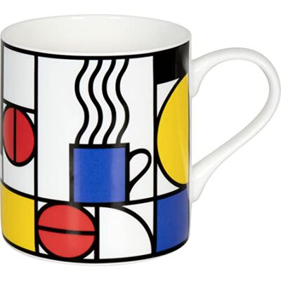 Konitz Könitz Becher Coffee with Mondrian Konitz Könitz Becher Coffee with Mondrian