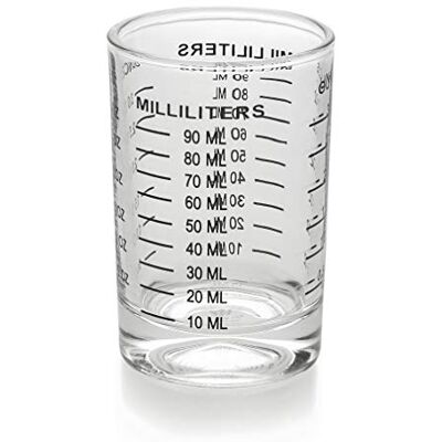 BCnmviku 90ml Messbecher Klein,Schnapsgläser für Cocktail,Espresso(Schwarz) Milch,Latte,Sirupe,Spirituosen,Küche Trocken & Flüssig Messung BCnmviku 90ml Messbecher Klein,Schnapsgläser für Cocktail,Espresso(Schwarz) Milch,Latte,Sirupe,Spirituosen,Küche Trocken & Flüssig Messung