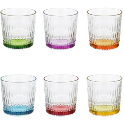 Pasabahce Modell - Rain Bunte Gläser-Set - Trinkgeschirr Pasabahce Modell - Rain Bunte Gläser-Set - Trinkgeschirr