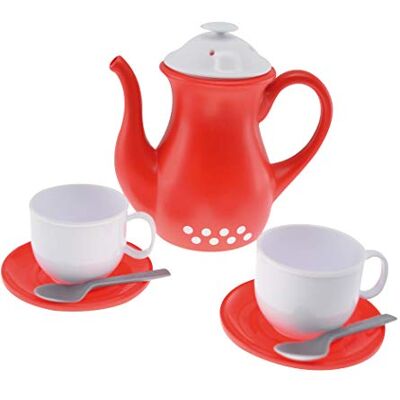GOWI 454-85 Teeset Tea for Two, 8teilig, Teeset rot/weiß GOWI 454-85 Teeset Tea for Two, 8teilig, Teeset rot/weiß