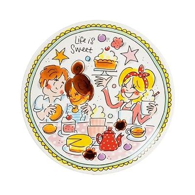 Blond Amsterdam Kuchenteller Mint Rand, 18cm Keramik, Mintgrüner Rand, Für Gebäck & Kuchen, Mikrowellengeeignet, Handwäsche empfohlen Blond Amsterdam Kuchenteller Mint Rand, 18cm Keramik, Mintgrüner Rand, Für Gebäck & Kuchen, Mikrowellengeeignet, Handwäsche empfohlen