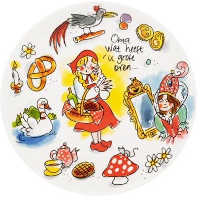 Blond Amsterdam Kuchenteller Efteling Rotkäppchen, 18cm Keramik, Efteling Märchendesign, Für Frühstück & Brunch, Mikrowellengeeignet, Handwäsche empfohlen Blond Amsterdam Kuchenteller Efteling Rotkäppchen, 18cm Keramik, Efteling Märchendesign, Für Frühstück & Brunch, Mikrowellengeeignet, Handwäsche empfohlen
