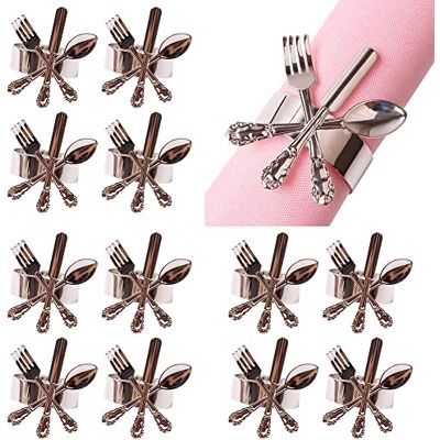 BakerMiche 12 Stück goldene Serviettenringe aus Metall Serviettenhalter Serviettenschnallen Serviettenringe für Zuhause Küche Hotel Restaurant Esstischzubehör BakerMiche 12 Stück goldene Serviettenringe aus Metall Serviettenhalter Serviettenschnallen Serviettenringe für Zuhause Küche Hotel Restaurant Esstischzubehör