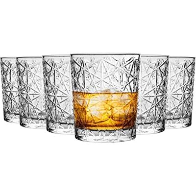 Bormioli Rocco 666223 Lounge Whiskyglas, 275ml, Glas, transparent, 6 Stück Bormioli Rocco 666223 Lounge Whiskyglas, 275ml, Glas, transparent, 6 Stück