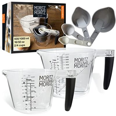 Moritz & Moritz Cup Messbecher 1l & 500ml Messbecher Spülmaschinenfest – Zum Kochen & Backen mit Kindern (0,5L & 1L) Moritz & Moritz Cup Messbecher 1l & 500ml Messbecher Spülmaschinenfest – Zum Kochen & Backen mit Kindern (0,5L & 1L)