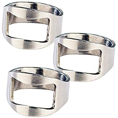 infactory Kapselheber: 3er-Set Flaschenöffner-Ringe mit 20mm Innen-Durchmesser (Fingerring mit Flaschenöffner, Rimg, BBQ) infactory Kapselheber: 3er-Set Flaschenöffner-Ringe mit 20mm Innen-Durchmesser (Fingerring mit Flaschenöffner, Rimg, BBQ)