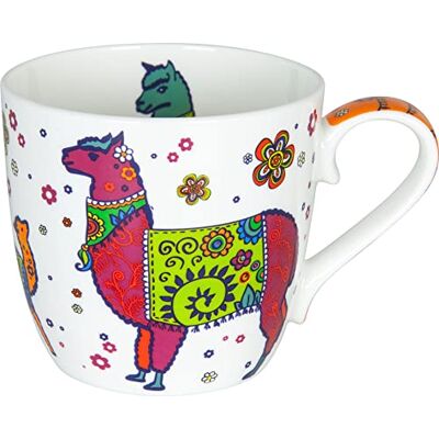 Konitz 10FR4028145094032FR10 Colourful Animals Lama tasse, Keramik Konitz 10FR4028145094032FR10 Colourful Animals Lama tasse, Keramik