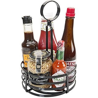 Garcia de Pou Basket Gewürz Ø 15,5X24 Cm Schwarz Eisen 1 Un. Garcia de Pou Basket Gewürz Ø 15,5X24 Cm Schwarz Eisen 1 Un.
