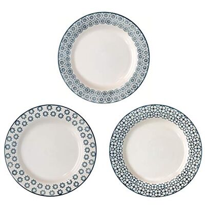 Bloomingville Suppenteller Kristina 3er Set Bloomingville Suppenteller Kristina 3er Set