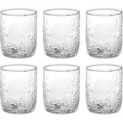 Kasanova Gläser-Set - 6 Durchsichtige Gläser - 8cm - 330ml Kasanova Gläser-Set - 6 Durchsichtige Gläser - 8cm - 330ml