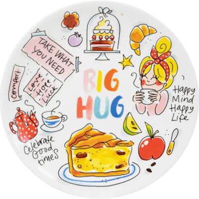 Blond Amsterdam Kuchenteller Dicke Umarmung, 18cm Keramik, Blond Hug Kollektion, Für Gebäck & Kuchen, Mikrowellengeeignet, Handwäsche empfohlen Blond Amsterdam Kuchenteller Dicke Umarmung, 18cm Keramik, Blond Hug Kollektion, Für Gebäck & Kuchen, Mikrowellengeeignet, Handwäsche empfohlen