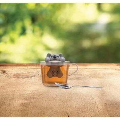 Winkee Cute Animal Teesieb I Teesieb für losen Tee I Lustiger Tea Infuser I Teefilter für Tasse & Thermobecher I Gewürzei aus Silikon I Teekugel-Tier-Figur (Koala) Winkee Cute Animal Teesieb I Teesieb für losen Tee I Lustiger Tea Infuser I Teefilter für Tasse & Thermobecher I Gewürzei aus Silikon I Teekugel-Tier-Figur (Koala)