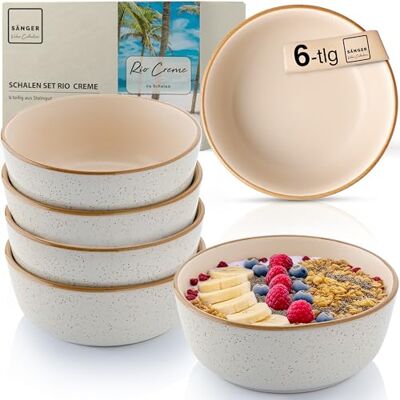 Rio Creme - Schalen Set - Bowls set Rio Creme - Schalen Set - Bowls set