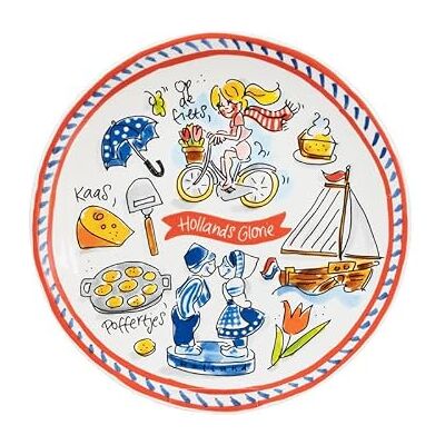 Blond Amsterdam Frühstücksteller Holland, 22cm Keramik, Hollands Glorie Design, Für Frühstück & Brunch, Mikrowellengeeignet, Handwäsche empfohlen Blond Amsterdam Frühstücksteller Holland, 22cm Keramik, Hollands Glorie Design, Für Frühstück & Brunch, Mikrowellengeeignet, Handwäsche empfohlen