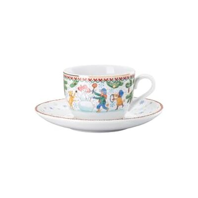 Hutschenreuther Weihnachten Sammelkollektion 2025 "Weihnachtsspiele" Cappuccinotasse 2-teilig bestehend aus Cappuccino-Obertasse 0,220 l und Cappuccino-Untertasse Ø 16,3 cm Hutschenreuther Weihnachten Sammelkollektion 2025 "Weihnachtsspiele" Cappuccinotasse 2-teilig bestehend aus Cappuccino-Obertasse 0,220 l und Cappuccino-Untertasse Ø 16,3 cm