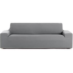 Eysa Bi-elastischer Sofabezug für 4-Sitzer, Grau, Design Harlem Eysa Bi-elastischer Sofabezug für 4-Sitzer, Grau, Design Harlem