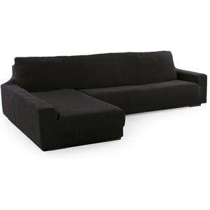 FAVERTI Bezug für Chaiselongue, langes Eckteil Links (Vorderseite) Modell Novele Super Verstellbarer Chaiselongue-Bezug in Schwarz Qualitätsschutz aus Jacquard-Stoff mit Baumwollgefühl FAVERTI Bezug für Chaiselongue, langes Eckteil Links (Vorderseite) Modell Novele Super Verstellbarer Chaiselongue-Bezug in Schwarz Qualitätsschutz aus Jacquard-Stoff mit Baumwollgefühl