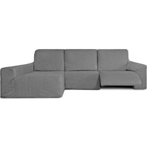 ECOMMERC3 Chaiselong-Sofabezug mit langem Arm Links, bi-elastisch, hellgrau, sehr elastisch, atmungsaktiv und mit Schaumstoff zur Befestigung ECOMMERC3 Chaiselong-Sofabezug mit langem Arm Links, bi-elastisch, hellgrau, sehr elastisch, atmungsaktiv und mit Schaumstoff zur Befestigung