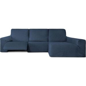 ECOMMERC3 Chaiselong-Sofabezug mit langem Arm rechts, bi-elastisch, blau, sehr elastisch, atmungsaktiv und mit Schaumstoff zur Befestigung ECOMMERC3 Chaiselong-Sofabezug mit langem Arm rechts, bi-elastisch, blau, sehr elastisch, atmungsaktiv und mit Schaumstoff zur Befestigung