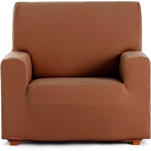 Eysa Bi-elastischer Sofabezug für 1-Sitzer, Orange, Design Harlem Eysa Bi-elastischer Sofabezug für 1-Sitzer, Orange, Design Harlem