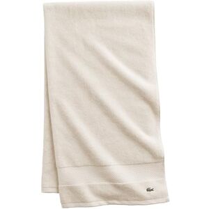 Lacoste - Heritage Supima Cotton Bath Towel - Chalk Lacoste - Heritage Supima Cotton Bath Towel - Chalk