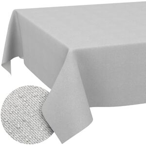 ANRO Tischdecke abwaschbar Grau Leinenoptik Rechteckig 280 x 140 cm – Gartentischdecke Indoor Outdoor wasserabweisend schmutzabweisend pflegeleicht Schnittkante ANRO Tischdecke abwaschbar Grau Leinenoptik Rechteckig 280 x 140 cm – Gartentischdecke Indoor Outdoor wasserabweisend schmutzabweisend pflegeleicht Schnittkante