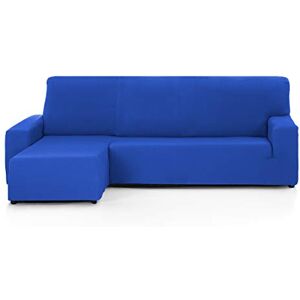 Martina Home Sofabezug für Chaise Longue, Modell Túnez, modernes Design, Stoff, Blau (Electric Blue), 240-280 cm Martina Home Sofabezug für Chaise Longue, Modell Túnez, modernes Design, Stoff, Blau (Electric Blue), 240-280 cm