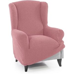 FAVERTI ® Super elastischer Sesselbezug für Ohrensessel, 1-Sitzer, 70 bis 100 cm, Modell Novele, Pastellrosa, hochwertiger Schutz aus Jacquard-Stoff, Baumwoll-Touch, Ohrensesselschutz FAVERTI ® Super elastischer Sesselbezug für Ohrensessel, 1-Sitzer, 70 bis 100 cm, Modell Novele, Pastellrosa, hochwertiger Schutz aus Jacquard-Stoff, Baumwoll-Touch, Ohrensesselschutz