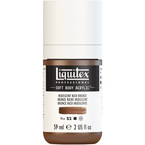 Liquitex 1959229 Professional Acrylfarbe Soft Body Künstlerfarbe in cremiger deckender Konsistenz, hohe Pigmentierung, lichtecht & alterungsbeständig, 59ml Flasche Irisierende Satte Bronze Liquitex 1959229 Professional Acrylfarbe Soft Body Künstlerfarbe in cremiger deckender Konsistenz, hohe Pigmentierung, lichtecht & alterungsbeständig, 59ml Flasche Irisierende Satte Bronze