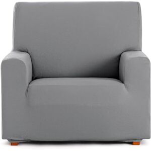 Eysa Bi-elastischer Sofabezug für 1-Sitzer, Grau, Design Harlem Eysa Bi-elastischer Sofabezug für 1-Sitzer, Grau, Design Harlem
