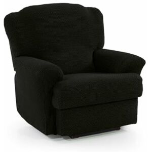 SOFASKINS ® Sofabezug für Relaxsessel, super elastisch, Sofabezug, atmungsaktiv und langlebig, einfach anzubringen, Größe 70-90 cm, Schwarz SOFASKINS ® Sofabezug für Relaxsessel, super elastisch, Sofabezug, atmungsaktiv und langlebig, einfach anzubringen, Größe 70-90 cm, Schwarz