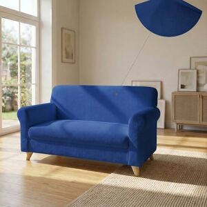 Italian Bed Linen Schöner bielastischer Sofabezug für 2-Sitzer, ausziehbar von 130–170 cm, elastischer Sesselbezug mit geformten Armlehnen, waschbar, elektrisches Blau Italian Bed Linen Schöner bielastischer Sofabezug für 2-Sitzer, ausziehbar von 130–170 cm, elastischer Sesselbezug mit geformten Armlehnen, waschbar, elektrisches Blau