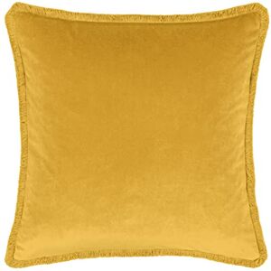 Paoletti Freya Polyester-Kissen, gefüllt, Ocker, quadratisch Paoletti Freya Polyester-Kissen, gefüllt, Ocker, quadratisch