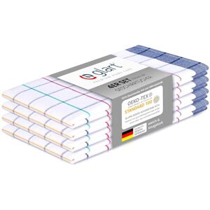 Glart Baumwoll Tücher - Mehrfarben - 70x50cm - Packung 4 Glart Baumwoll Tücher - Mehrfarben - 70x50cm - Packung 4