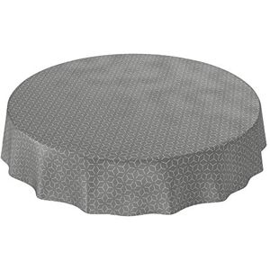 ANRO Tischdecke Wachstuch abwaschbar Wachstuchtischdecke Wachstischdecke Nordic Style Grau Rund 120cm ANRO Tischdecke Wachstuch abwaschbar Wachstuchtischdecke Wachstischdecke Nordic Style Grau Rund 120cm