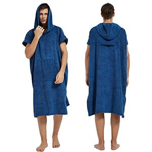 III HHONS Strandtuch, Kapuzen-Poncho, Bademantel, Handtücher, Marineblau, mit Kapuze, Schwimmabdeckung, Surf-Zubehör, Surfkleidung für Herren/Damen III HHONS Strandtuch, Kapuzen-Poncho, Bademantel, Handtücher, Marineblau, mit Kapuze, Schwimmabdeckung, Surf-Zubehör, Surfkleidung für Herren/Damen