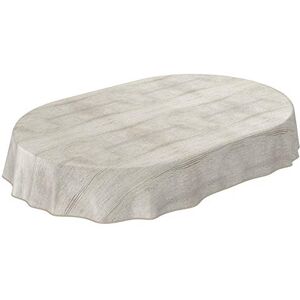 ANRO Abwaschbare Tischdecke Holz Braun – Oval mit Einfassung – Wachstuch mit Rand, pflegeleicht 180 x 140 cm (Oval) ANRO Abwaschbare Tischdecke Holz Braun – Oval mit Einfassung – Wachstuch mit Rand, pflegeleicht 180 x 140 cm (Oval)