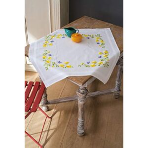 Vervaco Stickpackung Tischdecke Sticken Set Erwachsene Vorgedruckt Frühlingsblumen Stickdecken Vorgezeichnet Decke Sticken Stickpackung Plattstich 80 x 80 cm Stoff zum Sticken Kreatives Geschenk Vervaco Stickpackung Tischdecke Sticken Set Erwachsene Vorgedruckt Frühlingsblumen Stickdecken Vorgezeichnet Decke Sticken Stickpackung Plattstich 80 x 80 cm Stoff zum Sticken Kreatives Geschenk